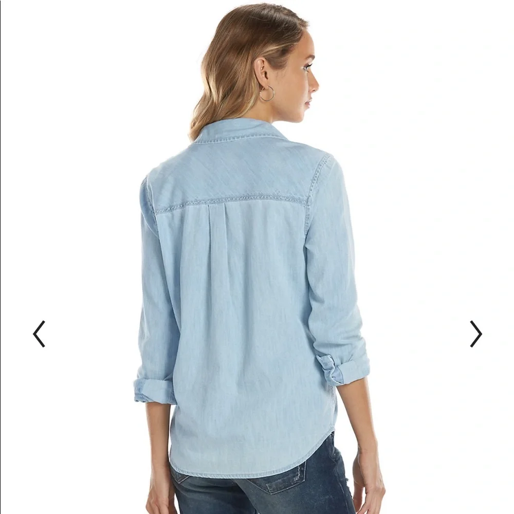 🔴LAST CHANCE 🔴 So perfect shirt small NWT - Picture 2 of 3